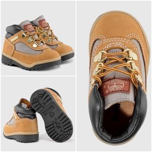 Timberland Field Boot,Wheat Buck, Toddler (Unisex)